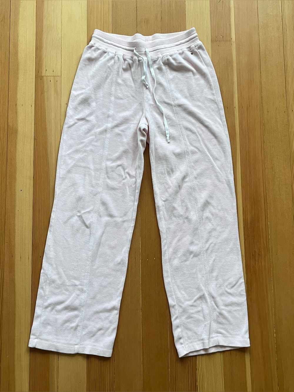 Tommy Hilfiger Pink Velour Track Pants